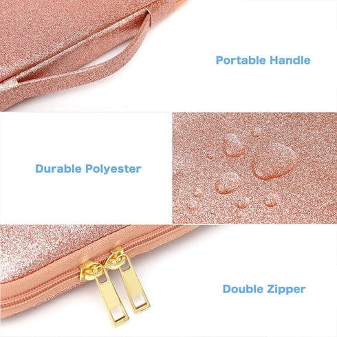 MOSISO Laptop Sleeve Compatible with MacBook Air 13 M2 M1 2023-2018 / Pro 13 M2 M1 2023-2016, Surface Pro 8/7/6/X/5/4/3, 12.9 iPad Pro, Waterproof...