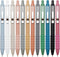 Ballpoint Pens Black Ink Ball Point Pen with Super Soft Grip Medium Point 1.0mm Office Pens (Silver 12-count)...
