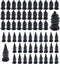 60Pcs Tire Repair Rubber Nail, Rubber Screw Tire Plugs Self-Service Vacuum Tire Repair Nail Kit Tires Quick Puncture Repair Tools for Auto Motorcy...
