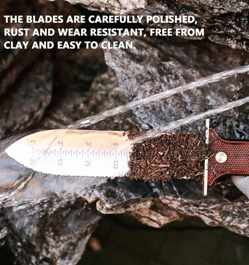 Gardening Hori Hori Garden Knife - Gardening Knife,Soil Knife, Serrated Side Weeding Knife,Digging Knife,Garden Knives with Sheath,Full Tang Hori ...
