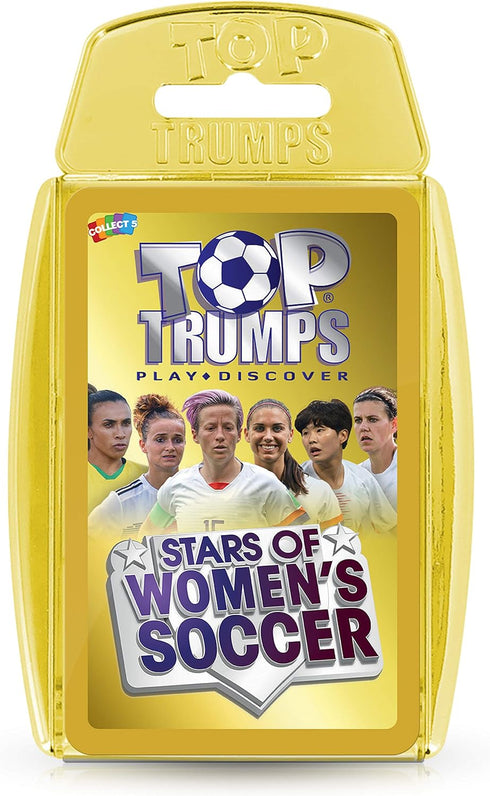 Top Trumps Card Game Stars of Womens Soccer - Family Games For Kids and Adults - Learning Games - Kids Card Games for 2 Players and more - Kid War...