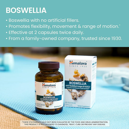 Himalaya Boswellia, Joint Support for Mobility and Flexibility, Promotes Tissue Preservation, 250 mg, 120 Capsules...