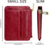 Padike Wallet for Women, Slim Credit Card Holder, Compact Size Minimalist Wallet (Red)...
