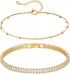 Bracelet for Women Gold Layered Set 14K Gold Filled Stackable Bracelets Trendy Figaro Satellite Chain Cuban Link Minimalist Dainty Bracelet Tennis...