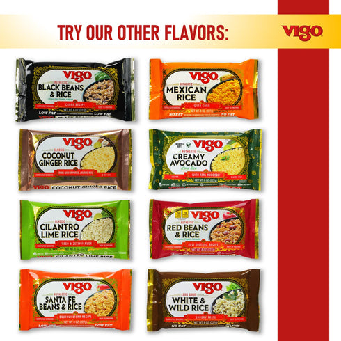 Vigo Authentic Mexican Rice with Corn, No Fat, 8oz (Mexican, 8 Ounce (Pack of 1))...