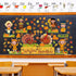 64 Pieces Thanksgiving Fall Autumn Classroom Bulletin Board Decor We are Thankful Bulletin Board Set Turkey Wheat Pumpkin Acorns Corn Maple Leaves...