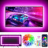 GIPOYENT TV Light Strip, Music Sync LED TV Backlight, for 32-50 Inch TV, LED TV Light with Bluetooth Function - RGB Color Changing Light Strip for...