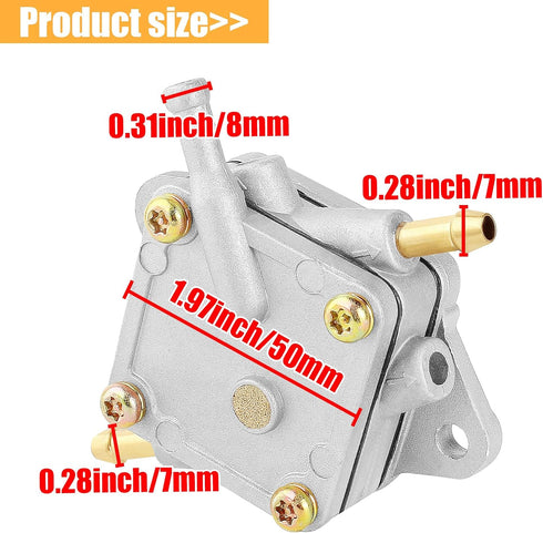 Fuel Pump Compatible with EZGO Golf Cart Club Car 295cc 350cc TXT Medalist Marathon Freedom Workhorse MPT RXV Shuttle ST 72021-G01 25683-G1 S-5147...