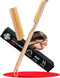 26” Pizza Oven Brush with Stone Scraper - Stainless Steel Bristles, Extra Long Handle, Heat-Resistant - Compatible with Ooni Ovens - Includes Spar...