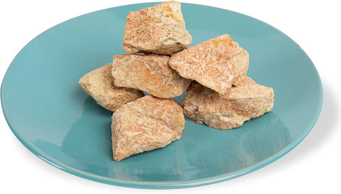 HITT Edible Clay Chunks - «Honey Comb» for Eating Zero Additives ASMR Food for Pica Cravings, Handpicked Edible Dirt Yellow clay 200gr...