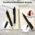 3pcs Big Pens Heavy Pens, 7.87 Inch Smoothly Writing Oversized Weighted Pen Fat Pens Large Giant Writing Tool with Comfortable Sleeve for Arthriti...