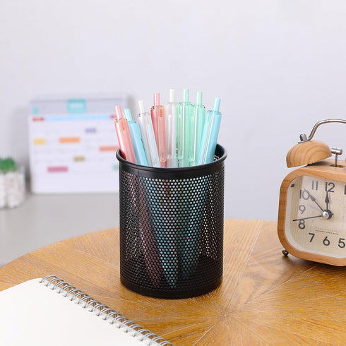 Mr. Pen- Retractable Gel Pens, 8 Pack, Black Ink Gel Pens, Pastel Barrels, Fast Dry, Gel Pens Fine Point 0.5mm, Retractable Pens, Cute Pens, Gel I...
