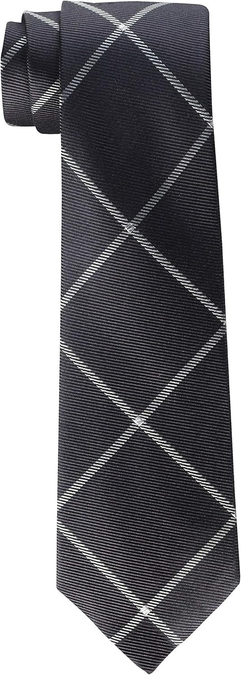 Men's Silk Print Necktie, Multi, One Size...