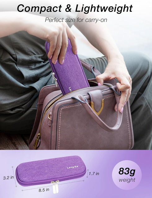 Insulin Cooler Travel Case - Upgraded EVA Diabetes Travel Case with 2 TSA Approved Ice Packs, Waterproof Medicine Travel Case for Insulin Pen and ...