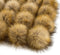 12 Pieces Faux Fur Pom Pom Balls Fur Fluffy with Elastic Loop for Hats Shoes Scarves Gloves Scarves Bag Key Chain Charms Accessories (Faux Mink Fu...