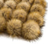 12 Pieces Faux Fur Pom Pom Balls Fur Fluffy with Elastic Loop for Hats Shoes Scarves Gloves Scarves Bag Key Chain Charms Accessories (Faux Mink Fu...