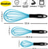 Anaeat Silicone Balloon Whisk, Perfect for Non-Stick Cookware, Milk and Egg Beater Blender, Heat Resistant Kitchen Whisks for Whisking, Cooking, B...