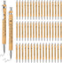 Bible Verse Pens Bamboo Christian Pen Wooden Retractable Bible Pen 1 mm Inspirational Quotes Ballpoint Pen Motivational Pen Bulk for Women Men Off...