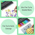 Mr. Pen- Dual Tip Permanent Markers, 12 Pack, Fine & Ultra Fine Tip, Fine Tip Permanent Markers, Fine Tip Marker, Permanent Markers Fine Point, Fi...