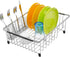 iPEGTOP Expandable Dish Drying Rack in Sink or Over Sink, Rustproof Stainless Steel Dish Drying Rack Basket Shelf, Multifunctional Dish Drainer In...