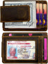 Money Clip RFID Front Pocket Wallet Men Leather Slim Minimalist Wallet...