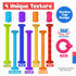 Toddlers Suction Toys Bath Toy: 8pcs Slicone Baby Suction Cup Toys No Hole Bath Toys Great Toddlers Travel Toys Sensory Fidget Toys for babies boy...