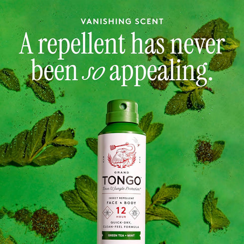 DEET-Free Green Tea + Mint Insect Repellent with Picaridin- The 12 Hour Protection, DEET Alternative...