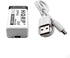 HQRP USB 9V Lithium-Ion Rechargeable Battery, High Capacity 500mAh 9-Volt, 1.5 H Fast Charge, 800 Cycle with Micro USB Cable, Radio Square 6LR61 7...