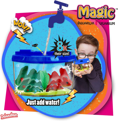 Penguins from Deluxebase. Grow Your Own Penguins Fish Tank. Fish Tank Kit with Water Activated Penguin Toys. Great Aquarium for Novelty Educationa...