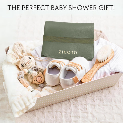 Beautiful Baby Diaper Changing Mat Made of Vegan Leather - Soft and Easy to Wipe Changing Pad for Travel or at Home Use - Lightweight and Foldable...