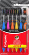 Colgate Zig Zag Charcoal Toothbrush, Adult Soft Toothbrushes, 6 Pack...