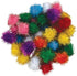 CHENILLE KRAFT 1 INCH GLITTER POMS - 40 PACK...
