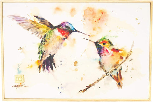 Demdaco Big Sky Carver The Lovebirds Hummingbirds Wall Art...