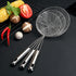 Spider Strainer Skimmer Spoon, HSpiow Set of 3 Sizes Frying Spoon Stainless Steel Fryer Scoop Wire Strainer Ladle with Long Handle for Kitchen Fry...