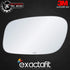 exactafit 8128L Driver Side Mirror Glass Replacement Repair Compatible With 1998-2011 Lincoln Town Car...