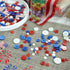 350-400 PCS 4th of July Buttons Ornament,Assorted Sizes Round Resin Buttons for Crafts Sewing Scrapbooks (Blue/red/White)...