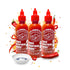 Pack of 3 Original Red Sriracha Chili Sauce with Bonus Dipping Sauce Dish - ALL NATURAL, NON GMO, NO PRESERVATIVES, NO ADDED MSG, NO ARTIFICIAL FL...