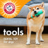 Arm & Hammer for Pets Chew Tools Collection: Wood Blend Paintbrush Chew Toy for Dogs | Compressed Wood Dog Chew Toys with Baking Soda, Safer & Dur...