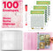 100 Envelopes Money Saving Challenge, A5 Money Saving Budget Binder Challenge Book with Cash Envelopes to Save $500, 5,050, and $10,400 (Pink)...