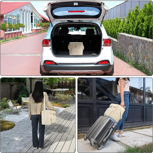Mini Fridge Travel Case, 4L/6 Cans Portable Cover Storage Bag for Frigidaire EFMIS129 Compact Refrigerators,for AstroAI Mini Fridge,for Cooluli Mi...