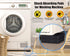 MyLifeUNIT EVA Shock Absorbing Washer Pads, Anti-Vibration Washer Mat Protector for Washing Machine Dryer Treadmill (8 Pack)...
