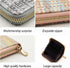 FuninCrea Credit Card Holder, PU Leather Purses for Women, Mini Womens Wallet Woven Texture Bifold Wallet with Zipper, Fashionable Small Purse wit...