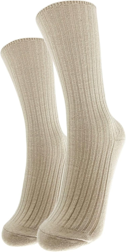 6 Pairs Comfortable Casual Cotton Socks for Women, Girls and Students (fit women girls shoe size 5-10)...
