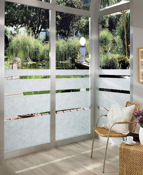 d-c-fix 346-0350-3PKA Self-Adhesive Privacy Glass Window Film, Rice Paper, 17" x 78" Roll, 3-Pack with Applicator...