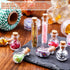 Patelai 50 Pcs Mini Glass Bottles Jars with Cork Stoppers Tiny Cork Glass Bottles Small Wishing Message Jars DIY Decor for Winter Christmas Party ...