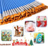 UPINS 30 Pcs Flat Paint Brushes, Small Brush Bulk for Detail Painting...