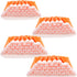 Foam Cleaning Swab Sticks (200 pcs Large Rectangular Foam Tips, 5.25", Orange) Cleanroom Cleaning Swab Sponge Stick for Inkjet Printer, Optical In...