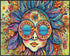 Posterizer 1 pcs- psychedelic funky hippie colorful person 1-Fantasy & Fiction Art-Retro Art- Living Room Bedroom Decor- unframed wall art...
