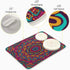 Boho Ethnic Dish Drying Mat Bohemian Mandala Paisley Kitchen Countertop Mat 16 x 18 Inch Absorbent...