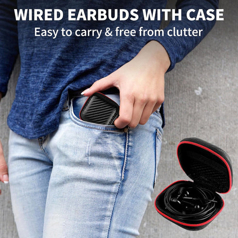 USB Earbuds with Microphone for PC, USB Headset with Mic for Computer Wired Earphones with Mute, Noise Isolating Work Office Gaming PC Headphones ...